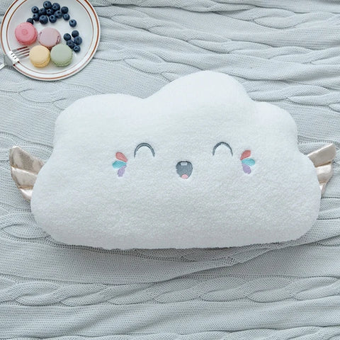 Ins New Stuffed Angel Cloud Moon Star Plush Pillow Soft Cushion Cloud Stuffed Plush Toys for Children Baby Kids Pillow Girl Gift